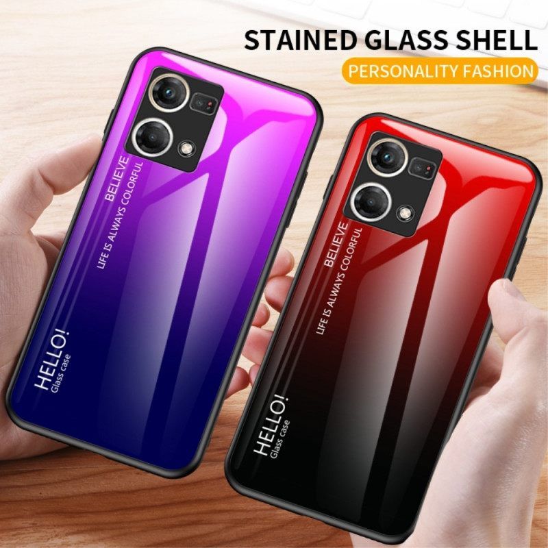 θηκη κινητου Oppo Reno 7 Tempered Glass Γεια Σας